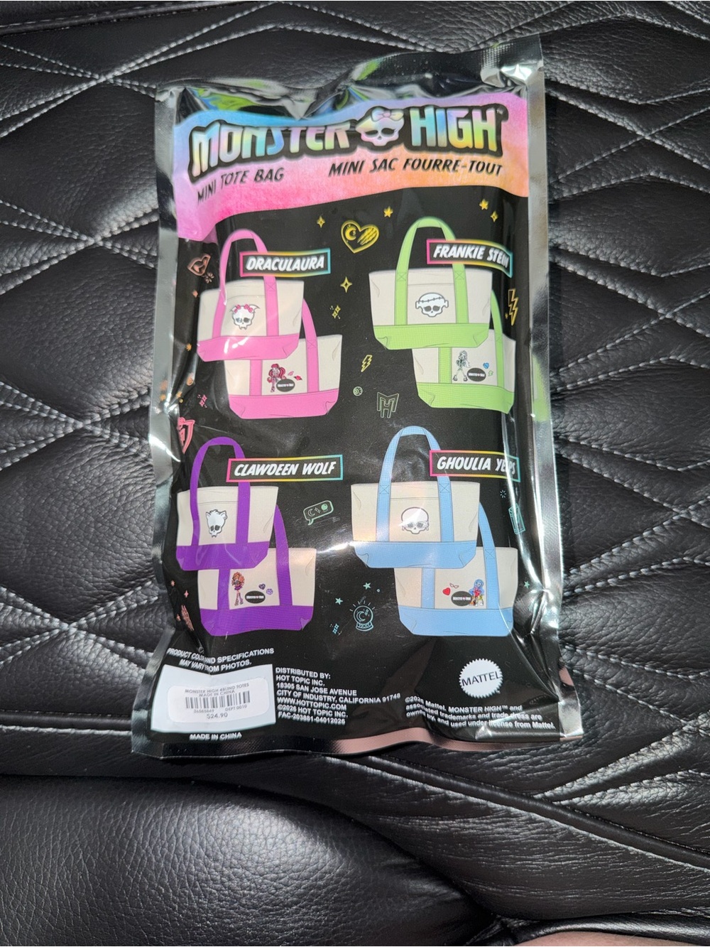 Monster High Mini Tote Bag blind bag
